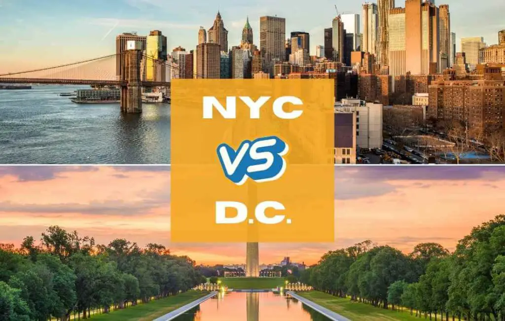 NYC vs Washington D.C
