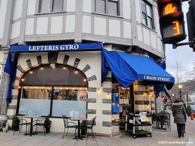 Front of Lefterist Gyro in Tarrytown, NY